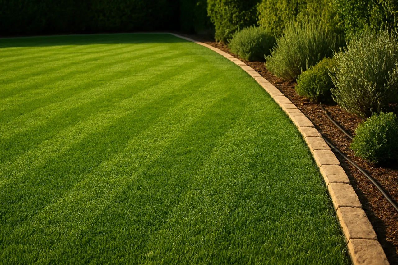 Garden lighting and planted borders, Logroño