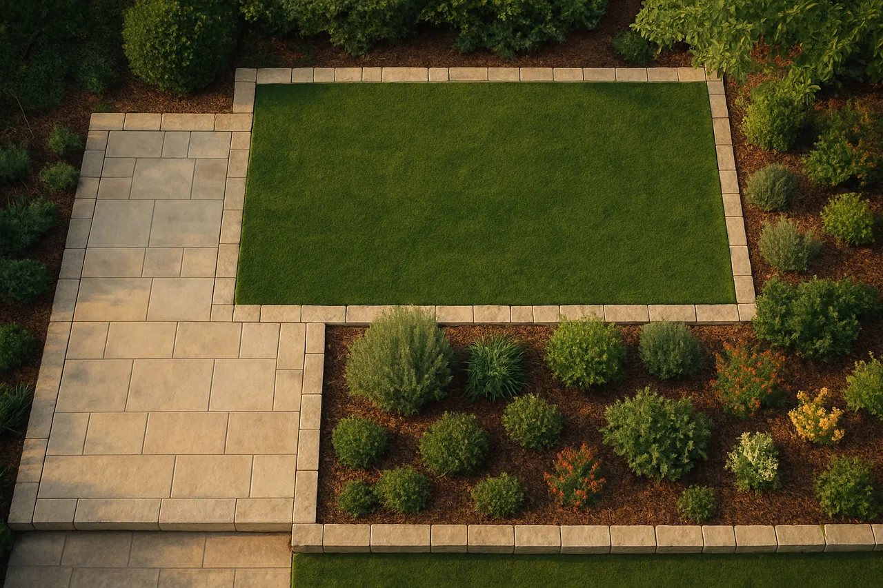 Garden design plan execution, Calahorra